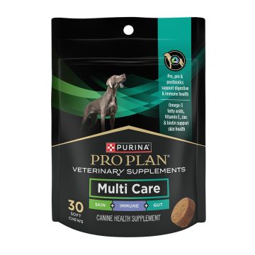 Bag of Pro Plan Veterinary Supplements Multi Care Canine Supplement. 