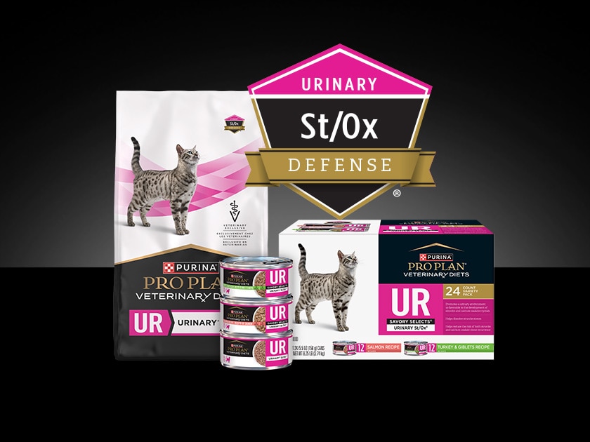 Feline Pro Plan Veterinary Diet UR Urinary® St/Ox® package.